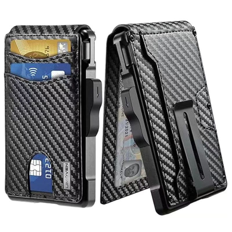 RFID Protective Card Holder with Automatic Ejection