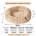 Kennel washable winter warm security dog bed for small and medium-sized dogs