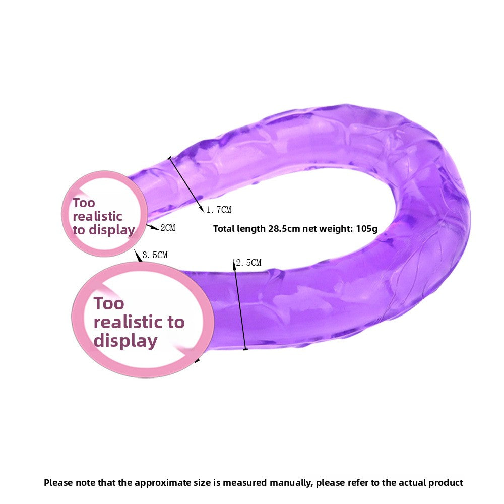 Double Headed Crystal Phallus Sex Toy