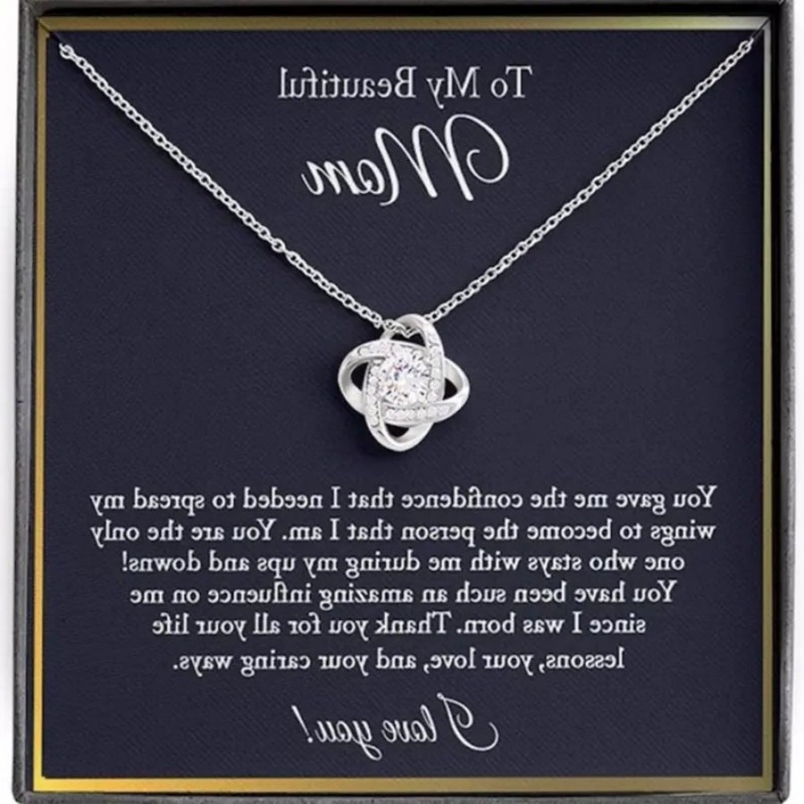 Rotating necklace with cards