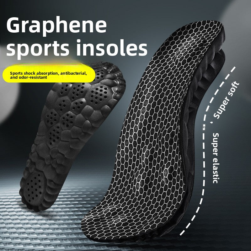 Graphene Sports Insoles with 4D Massage and Antibacterial Properties