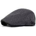 Herringbone Flat Cap Mens Retro Casual Hat