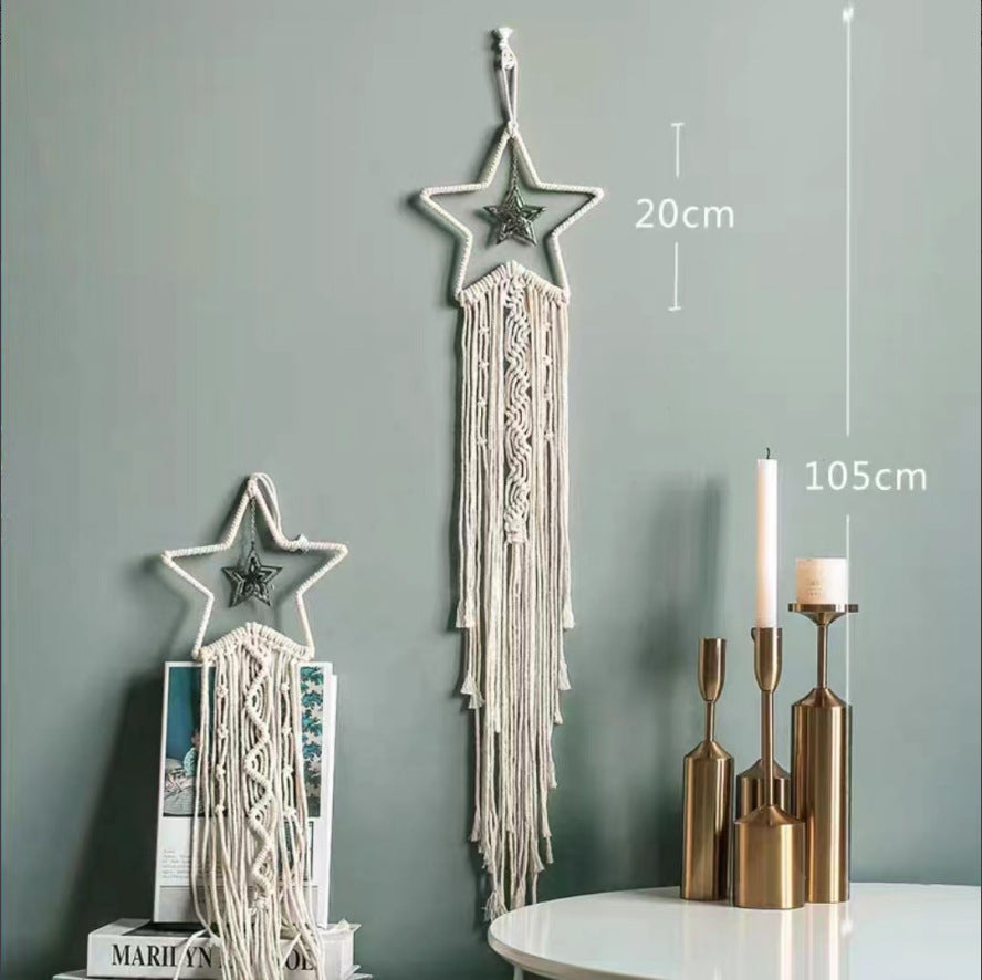 Woven tapestry dreamcatcher
