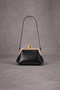 Retro Clip-On Handbag for Women