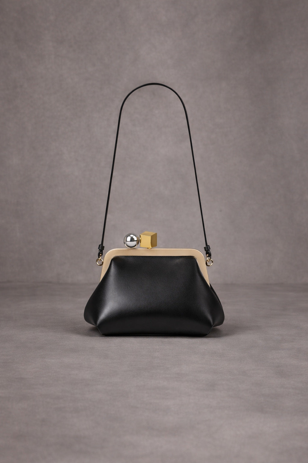 Retro Clip-On Handbag for Women