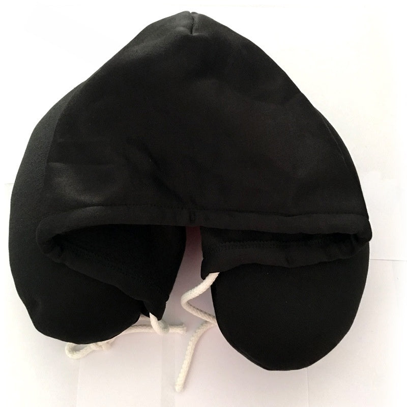 Hooded U-Shaped Travel Pillow