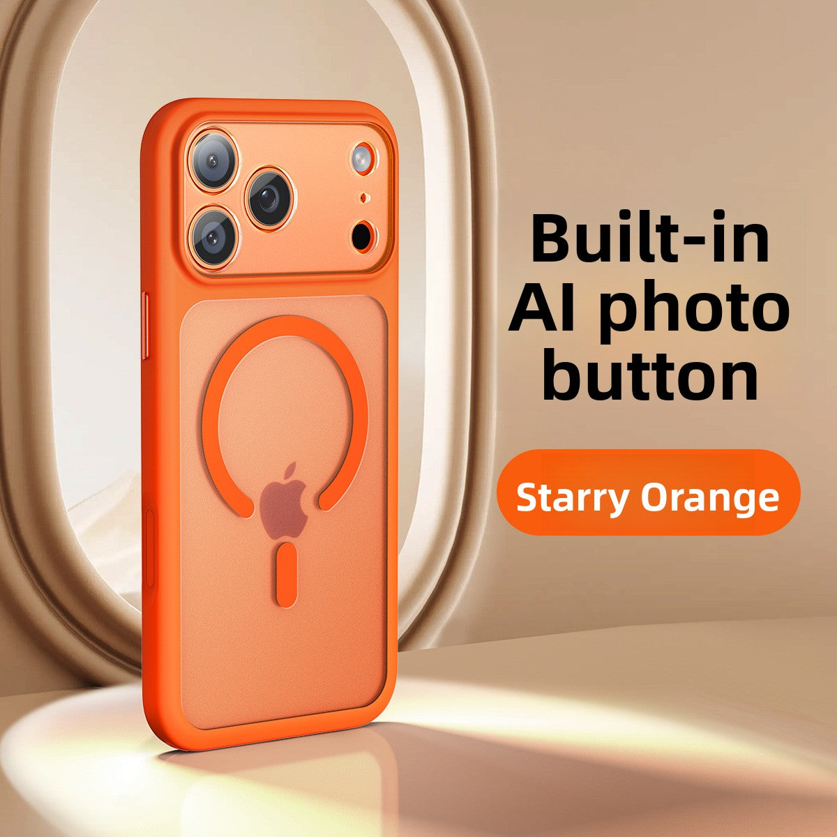 2.5mm Thick Matte Magnetic 360 Rotating Stand Phone Case for iPhone 17 18 Series