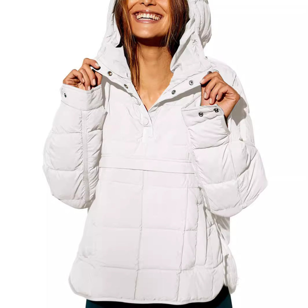 Womens Zipper Hooded Cardigan