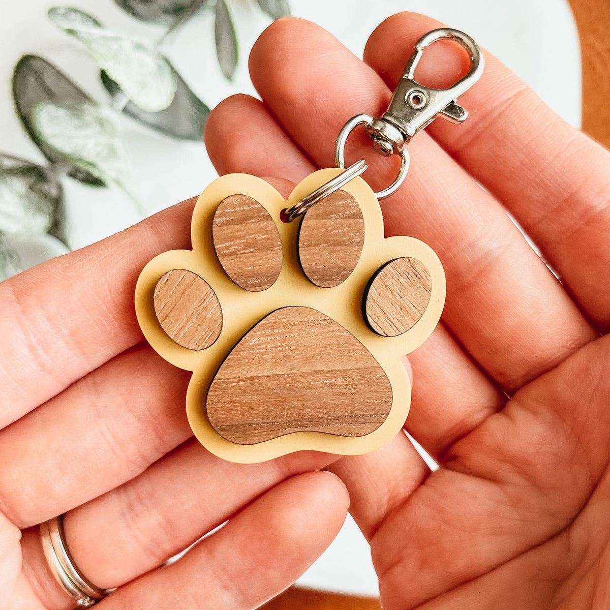 Mini Bear Paw Keychain Bag Pendant