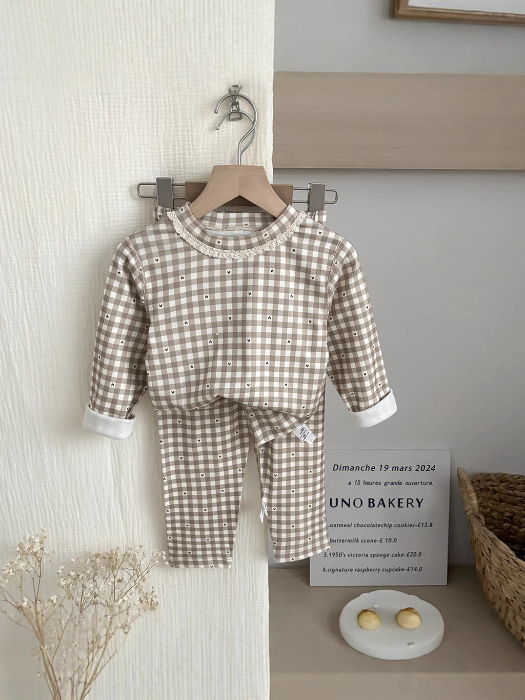 Childrens Autumn Winter Thermal Home Wear Set
