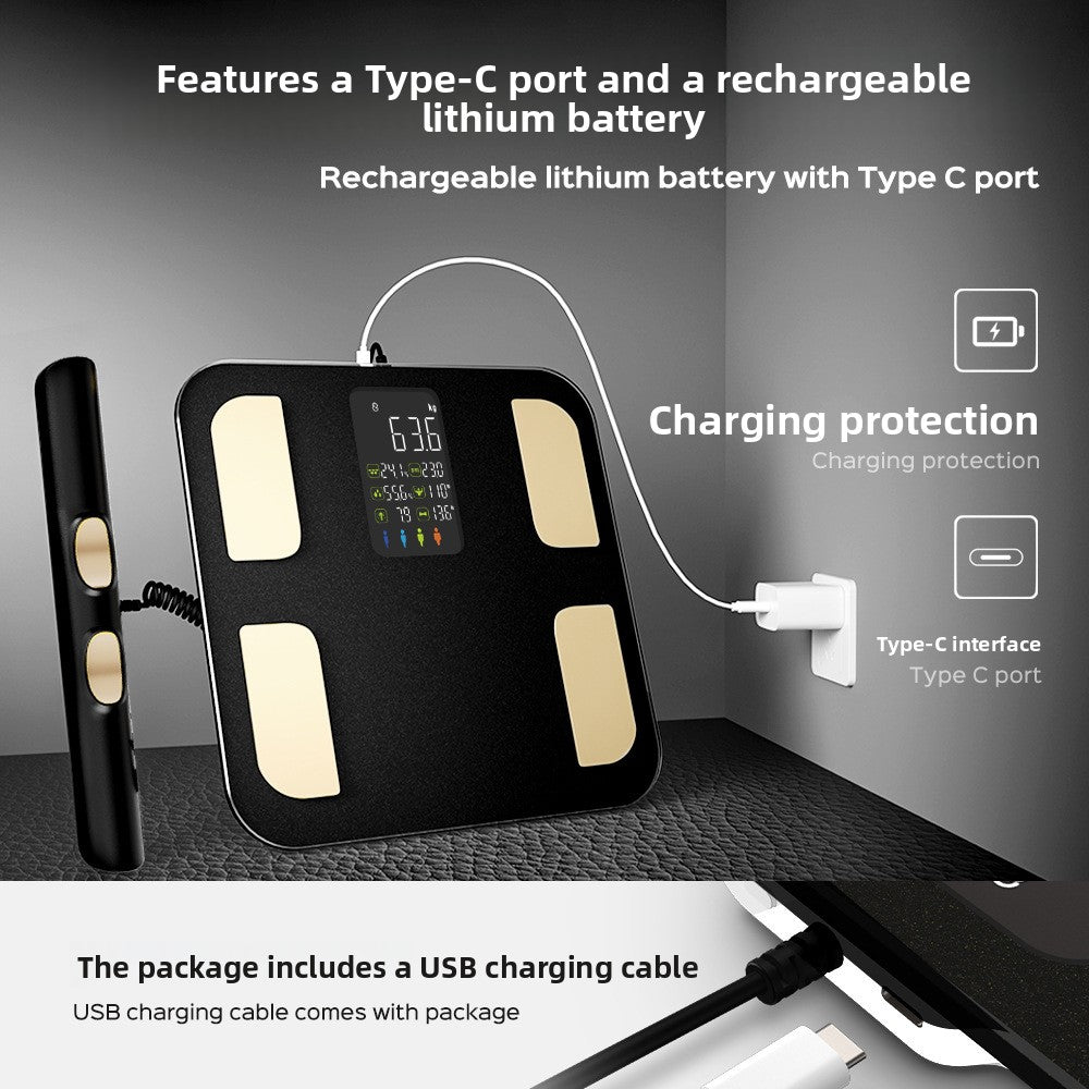 Intelligent Bluetooth Body Fat Scale with App Connectivity