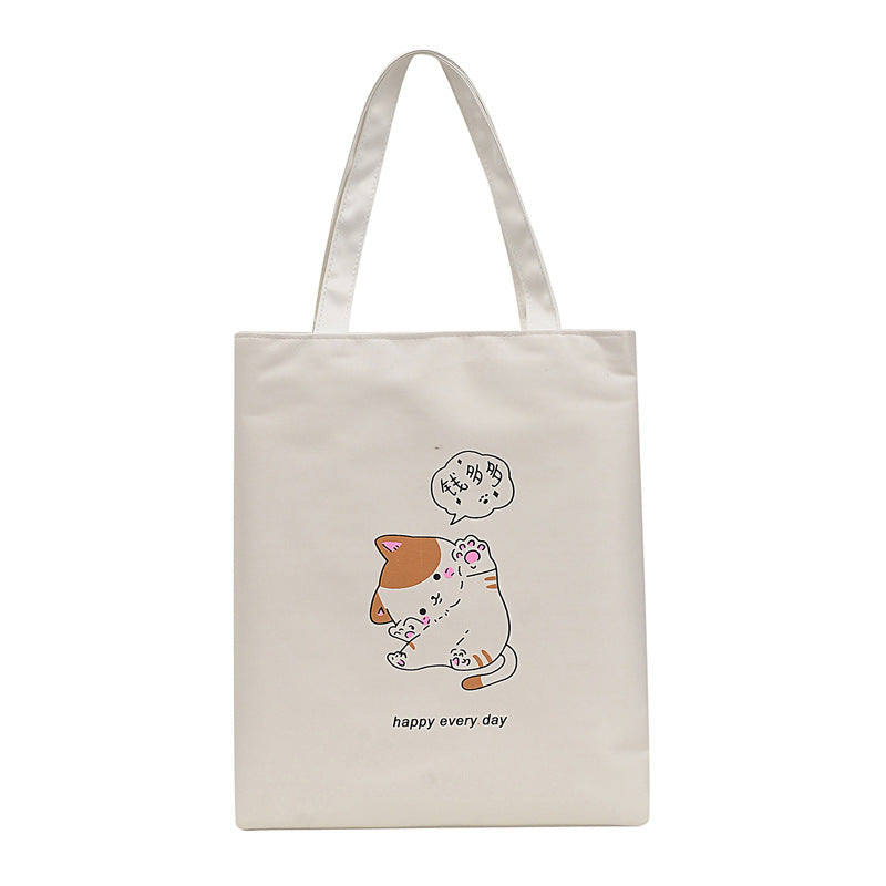 Canvas bag - Ins canvas crossbody handbag for women