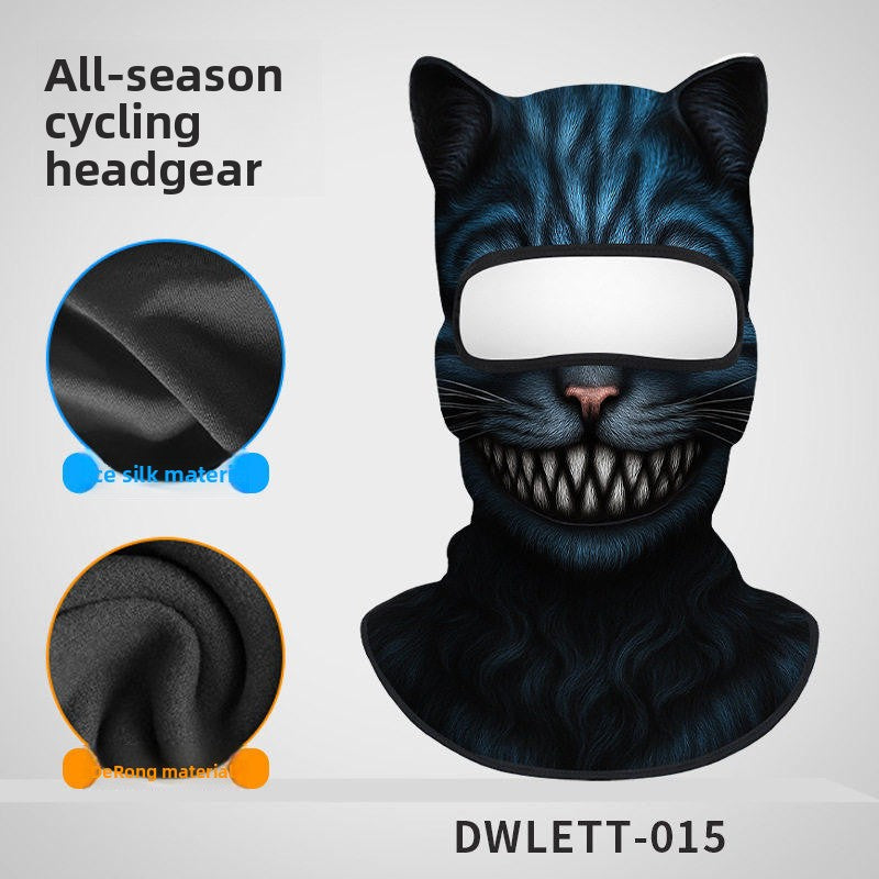 3D Animal Print Full Face Balaclava
