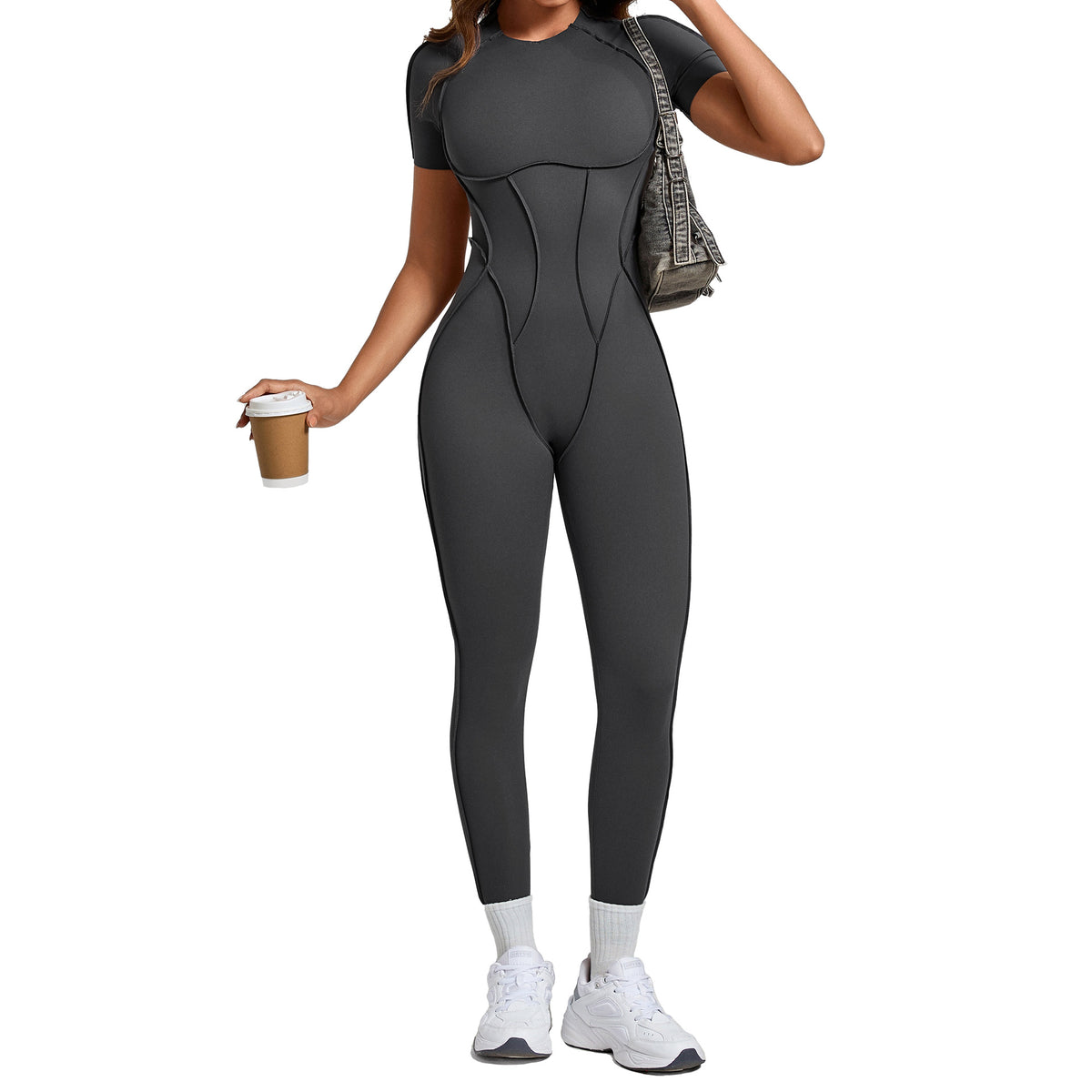 Women's Backless Tight-Fit Sportswear One-Piece
