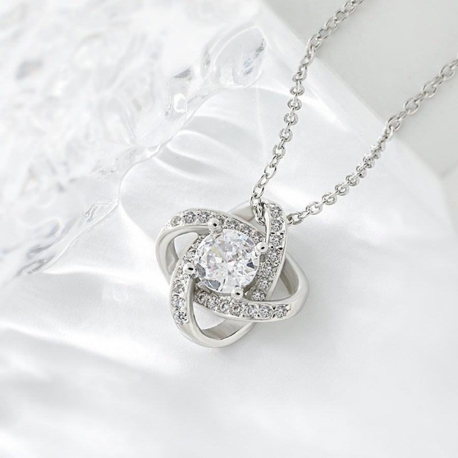 Rotating necklace with cards