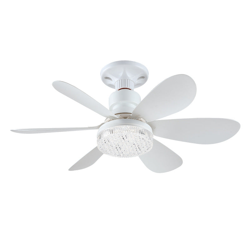 Modern Remote Control Ceiling Fan Light with Stepless Dimming