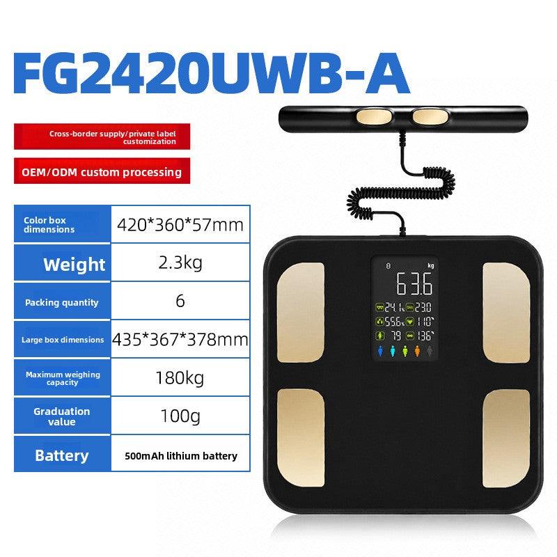 Intelligent Bluetooth Body Fat Scale with App Connectivity
