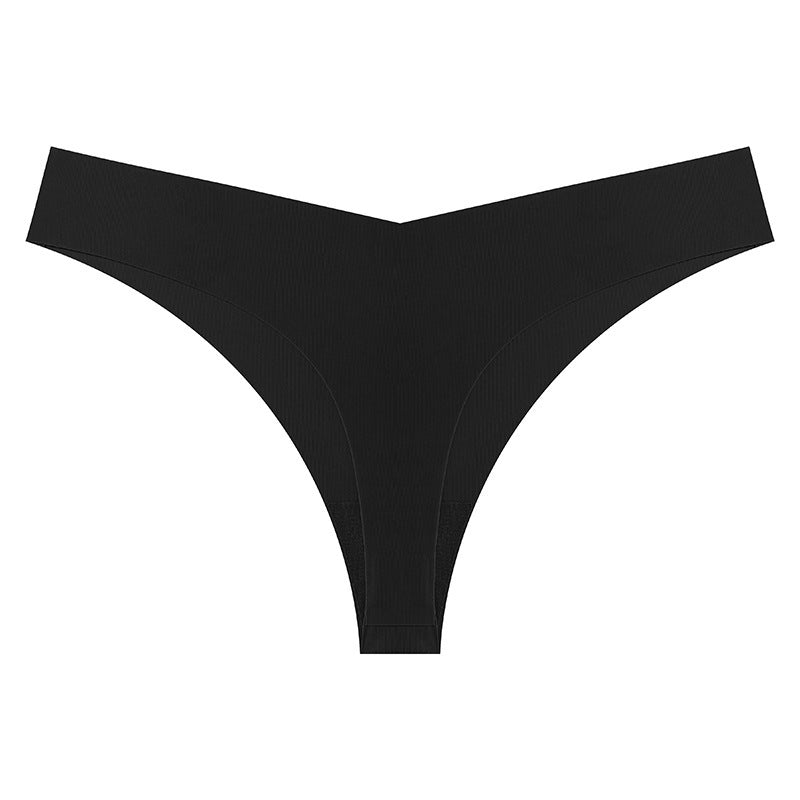 Seamless Womens Thong with Cotton Gusset