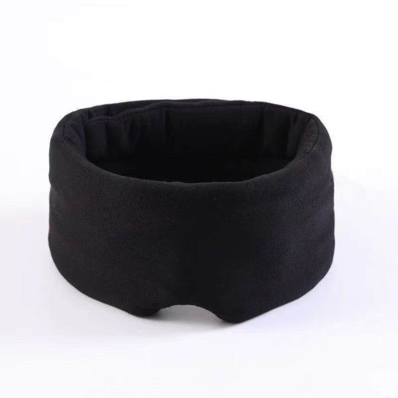 Travel neck pillow with eye mask