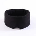 Travel neck pillow with eye mask