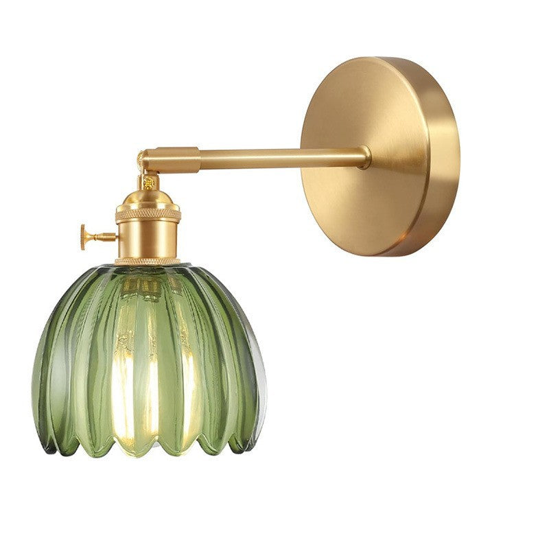 Retro USB Remote Control Glass Wall Lamp