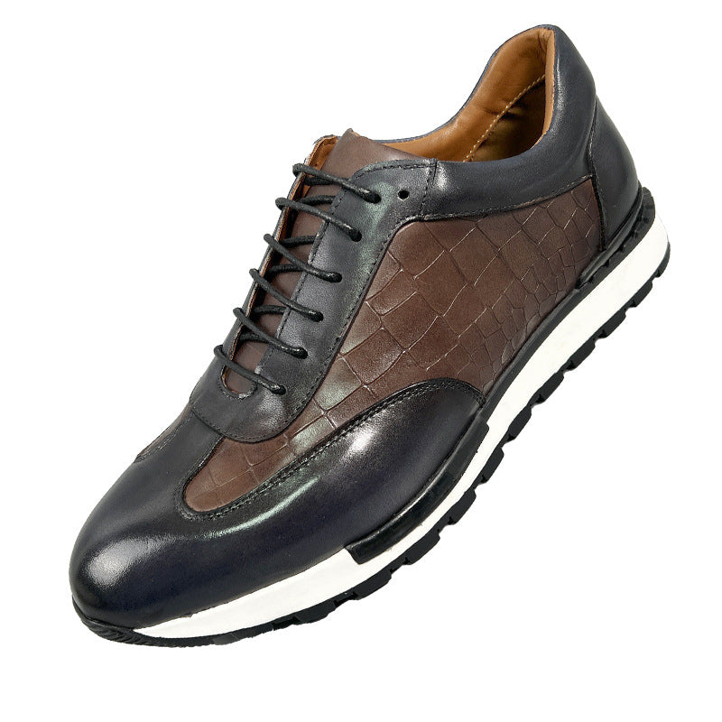 Men's Leather Brogue Casual Shoes