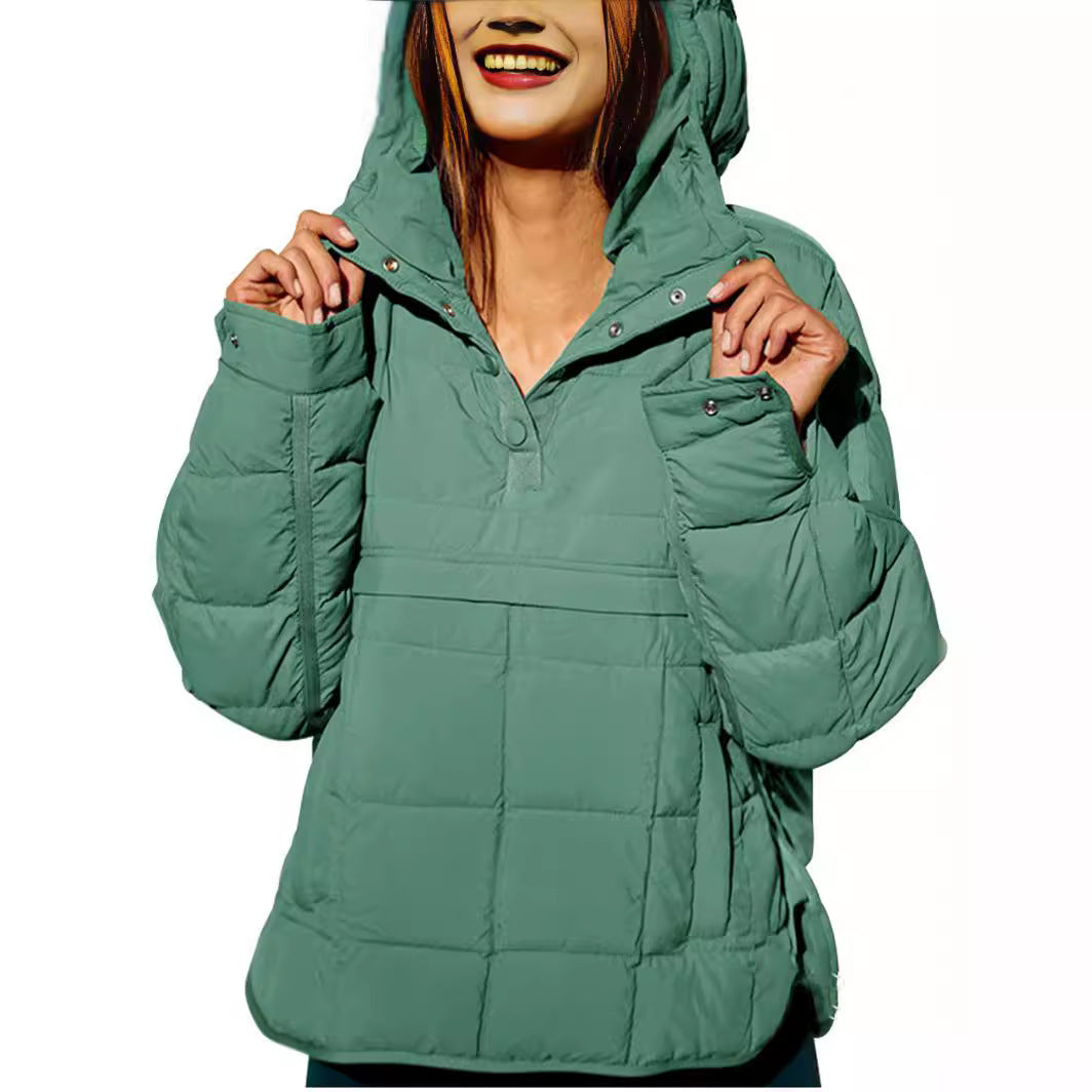 Womens Zipper Hooded Cardigan
