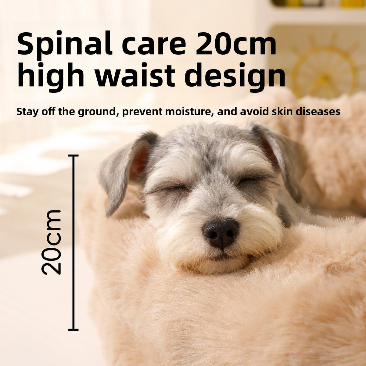 Kennel washable winter warm security dog bed for small and medium-sized dogs