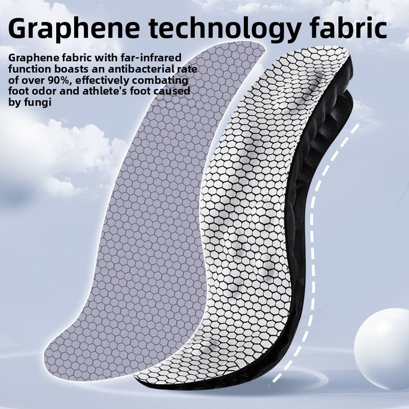 Graphene Sports Insoles with 4D Massage and Antibacterial Properties