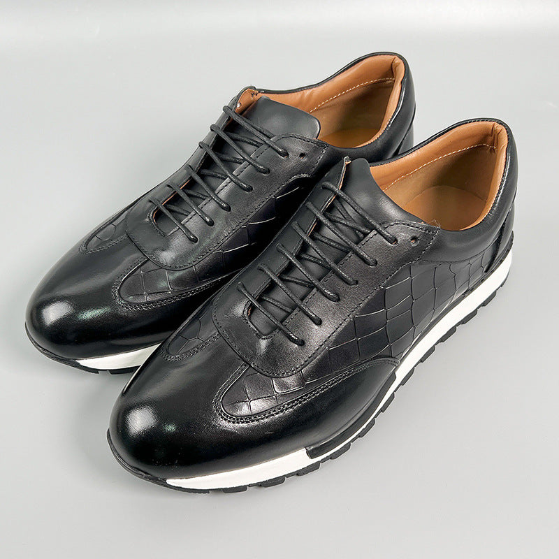 Men's Leather Brogue Casual Shoes