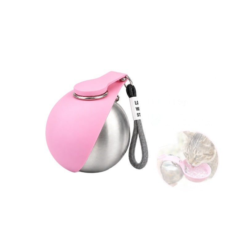 Portable Pet Water Bottle with Lanyard