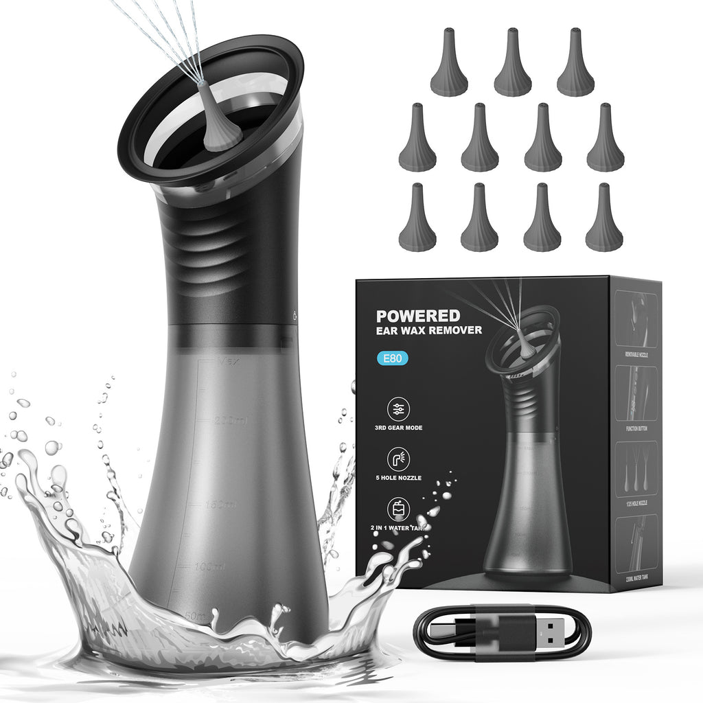 Electric Ear Washer with Adjustable Nozzles