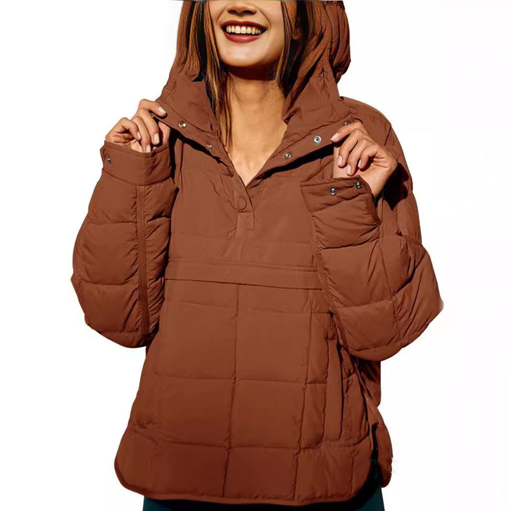 Womens Zipper Hooded Cardigan