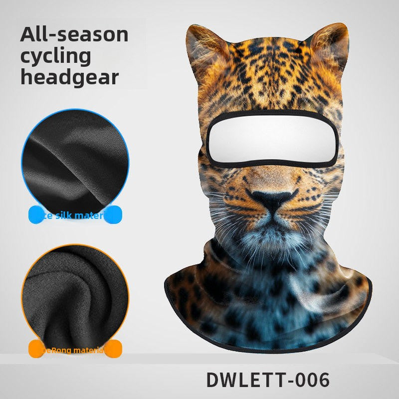 3D Animal Print Full Face Balaclava