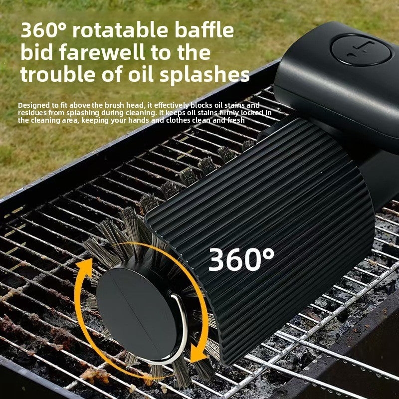 Electric Barbecue Cleaning Brush with Rotating Head