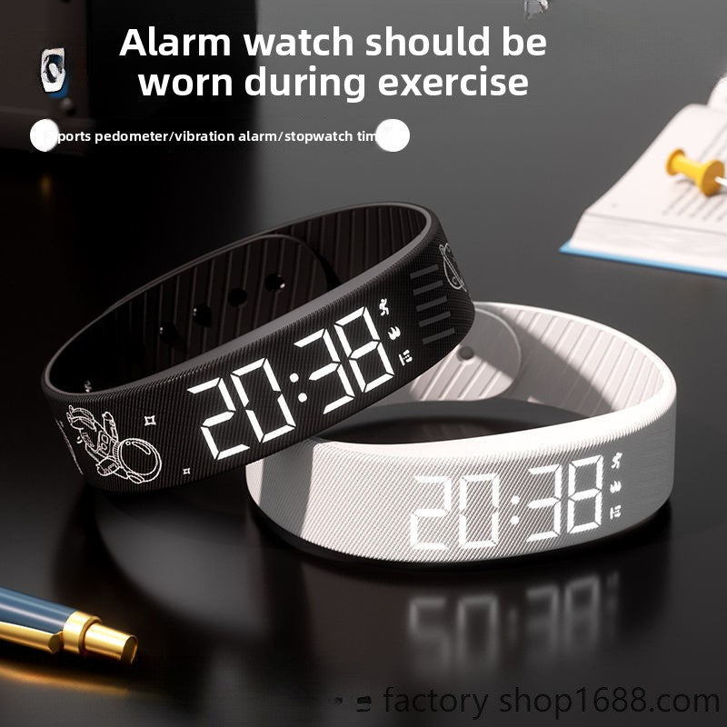 Children Digital Watch Alarm Clock Multifunctional Silicone Strap