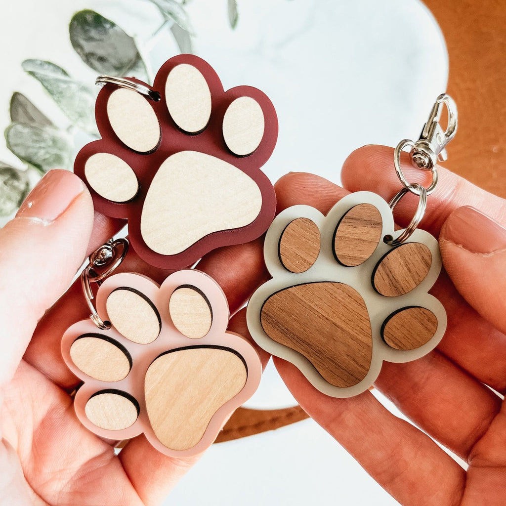 Mini Bear Paw Keychain Bag Pendant