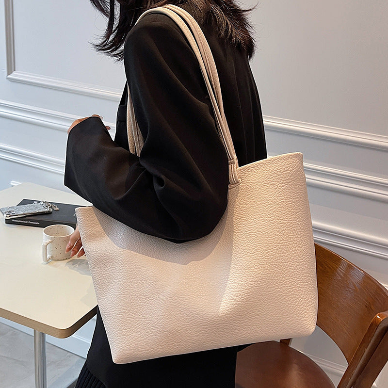 Large Capacity PU Tote Bag for Women