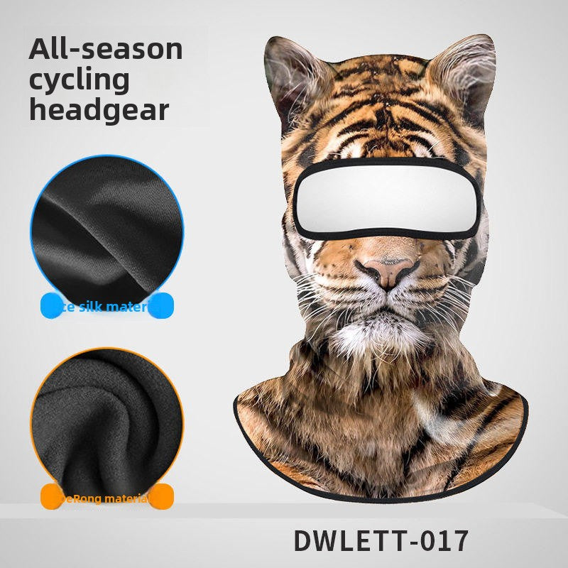 3D Animal Print Full Face Balaclava