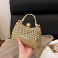 Rhinestone Chain Tassel Shoulder Bag