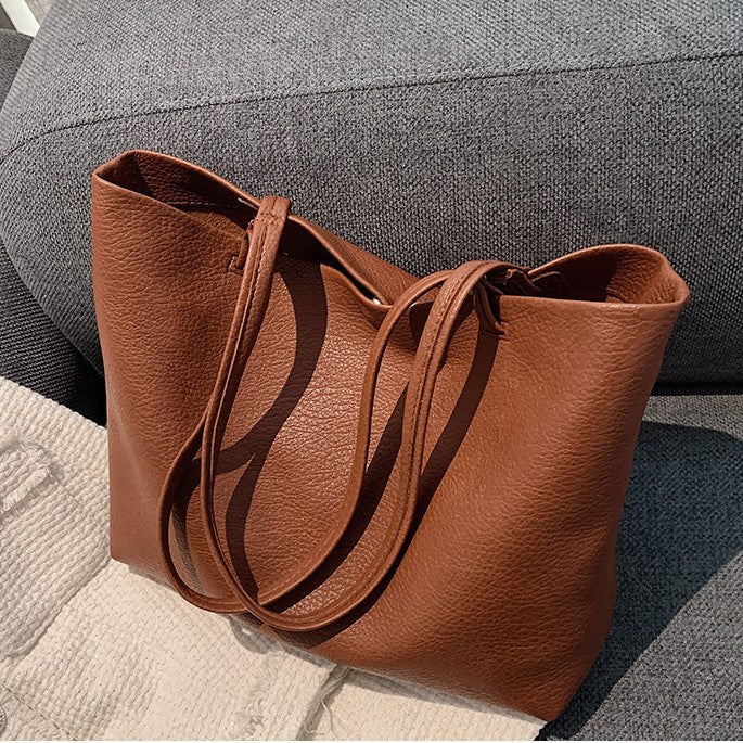 Large Capacity PU Tote Bag for Women
