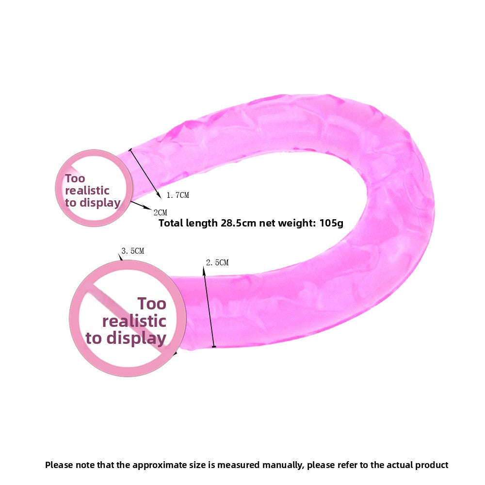 Double Headed Crystal Phallus Sex Toy