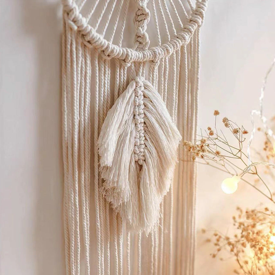 Woven tapestry dreamcatcher