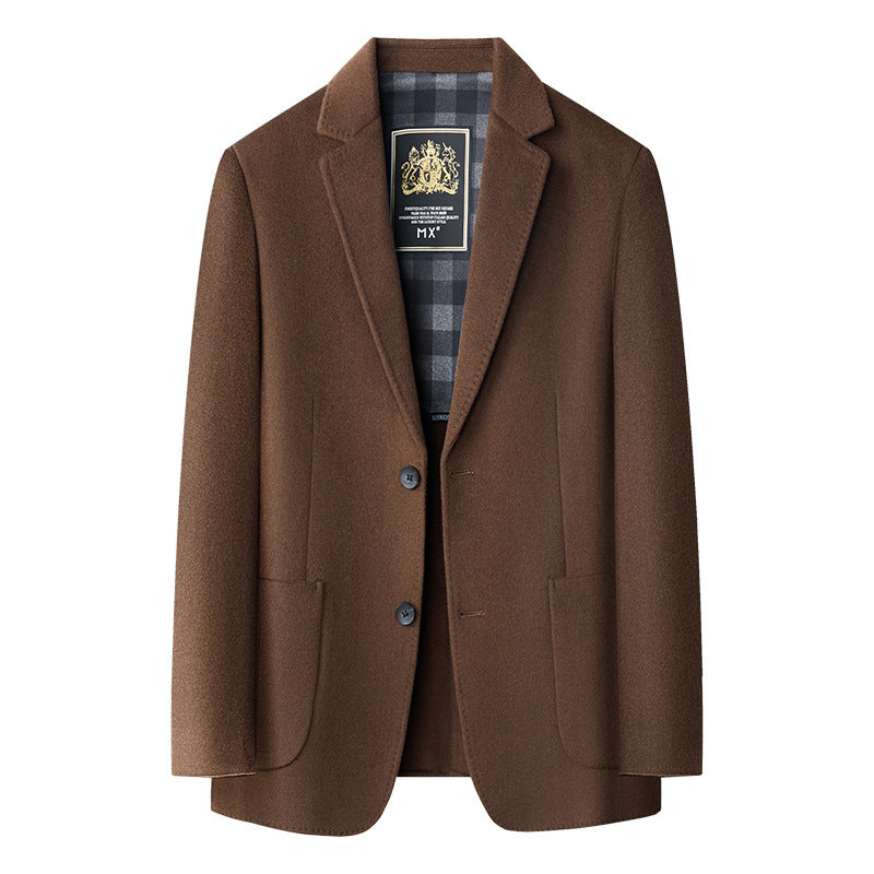 Double-Faced Wool Business Coat
