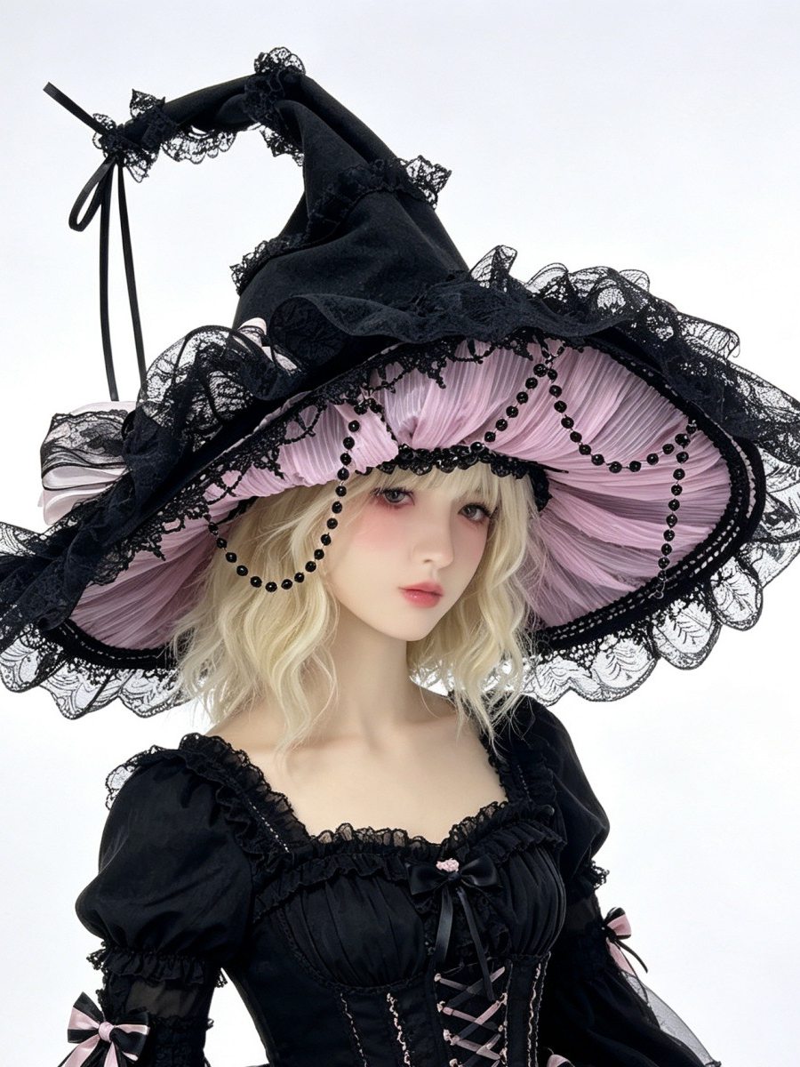 Lolita Witch Hat with Bow