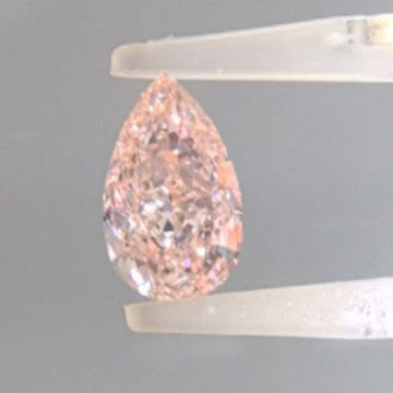 Pear-Shaped Pink Lab Grown Diamond