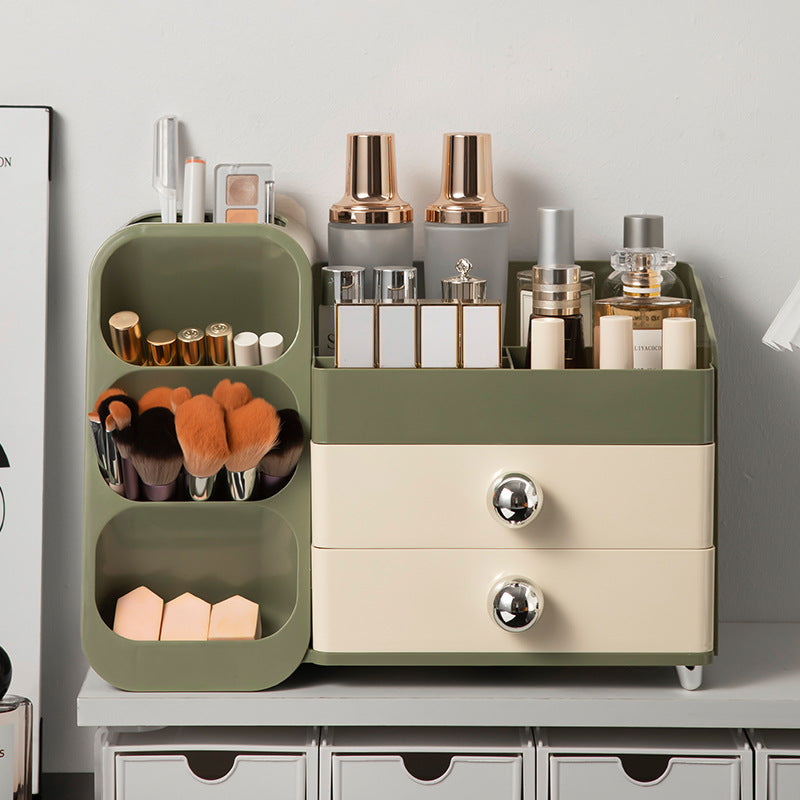 Multi Compartment Cosmetic Organizer Storage Box