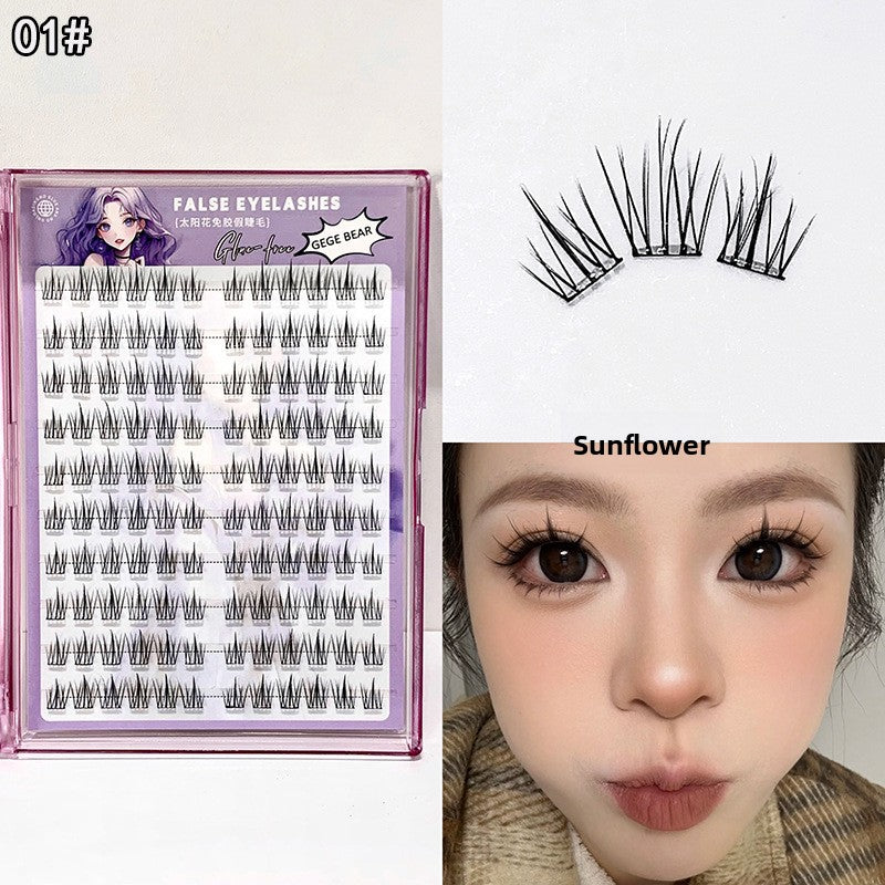 Self-adhesive false eyelashes