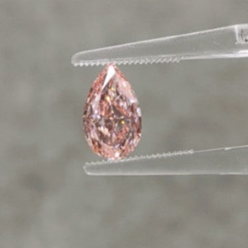 Pear-Shaped Pink Lab Grown Diamond