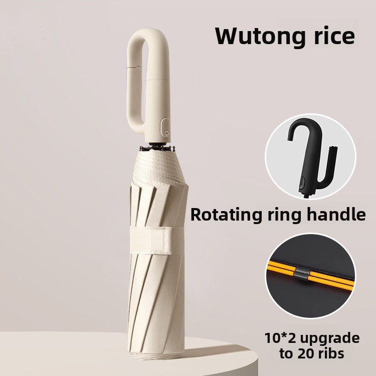 Automatic Ring-Lock UV Protection Umbrella